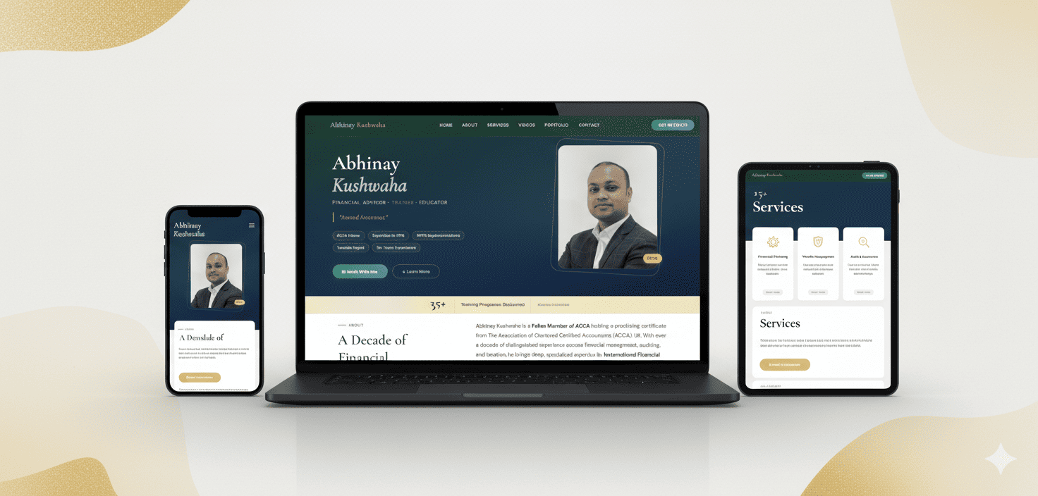 Abhinay Kushwaha – Professional Portfolio Website