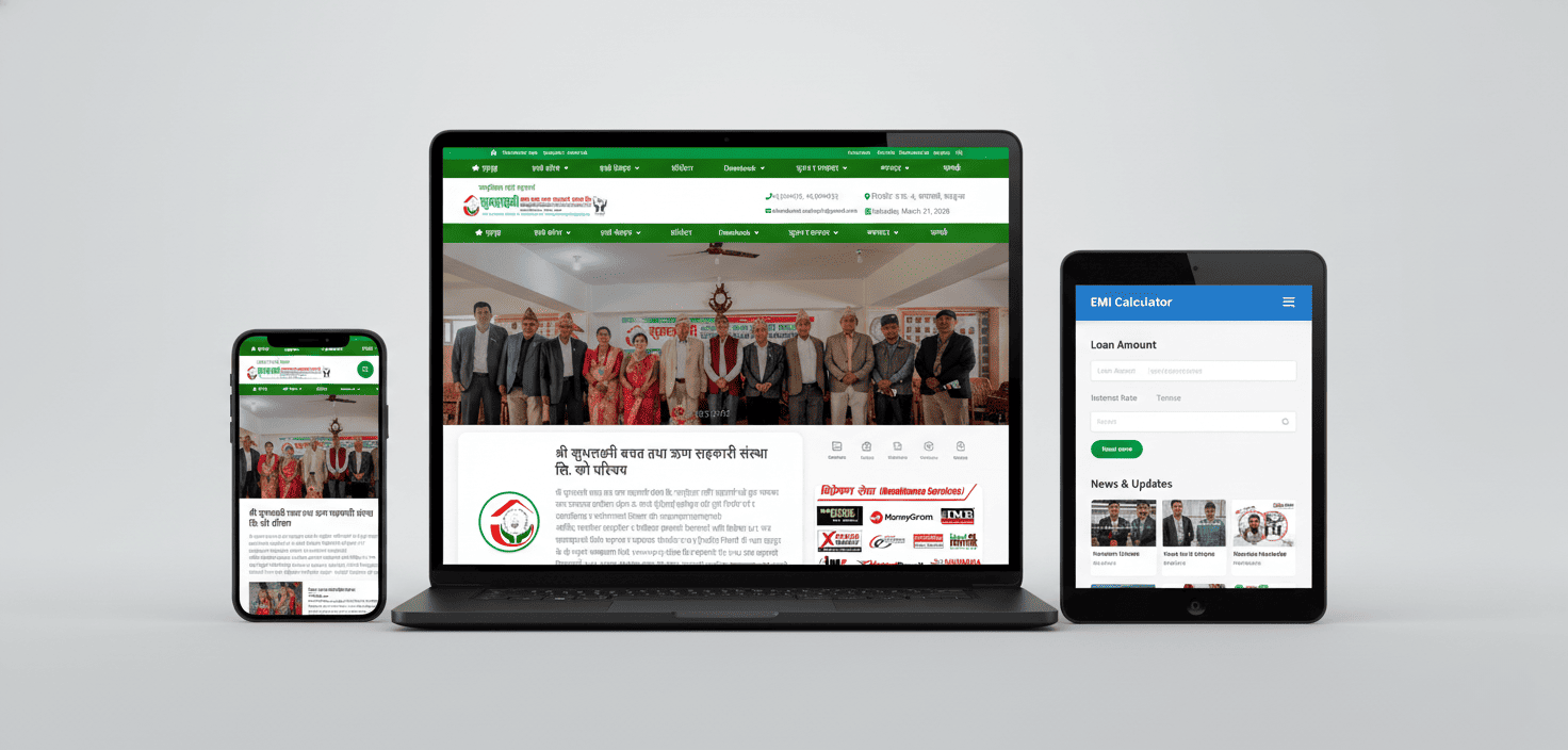 Shubhalaxmi Sahakari Web Portal