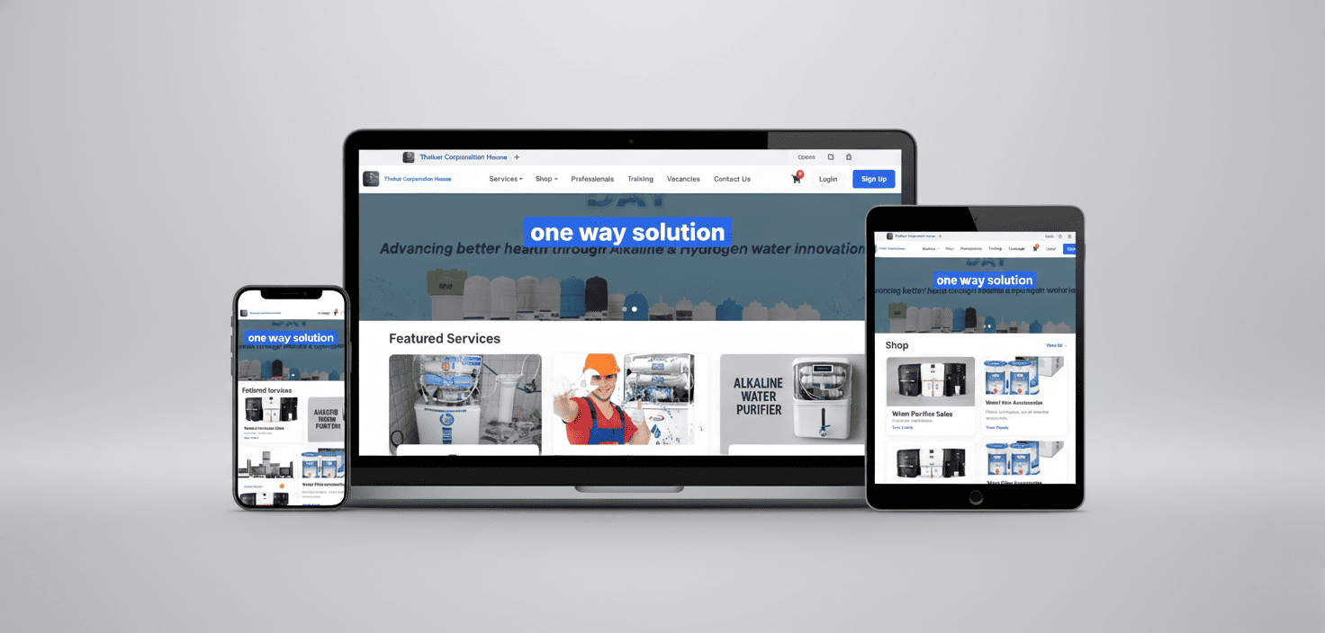 Thakur Corporation Service & E-commerce Platform